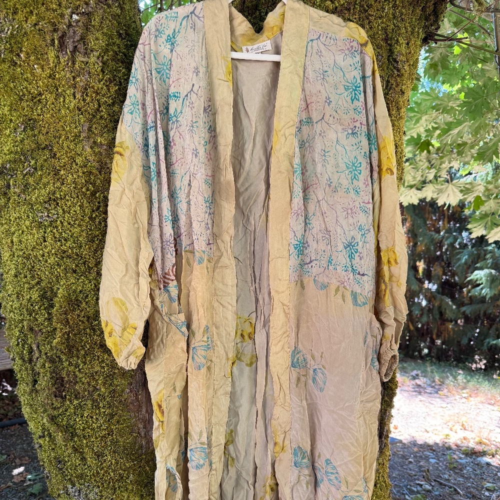 Kantha Bae Silk Crepe Duster